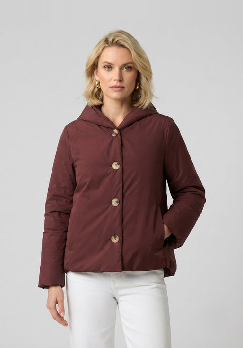 Hooded padded jacket