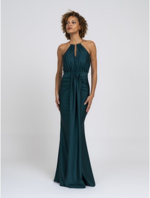 AMERICAN NECK DRESS WITH BARE BACK