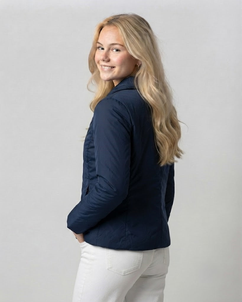 Giacca imbottita doppiopetto – Blu Navy