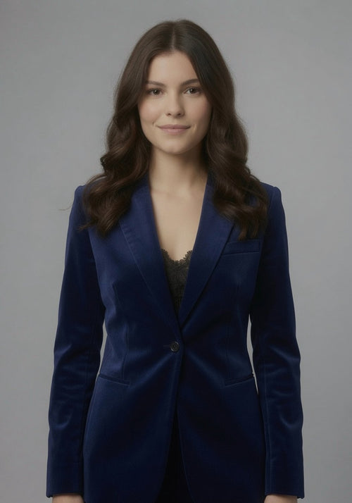 Blazer in velluto